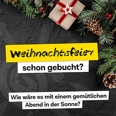 Weihnachtsfeier schon gebucht? Sonne Aschach