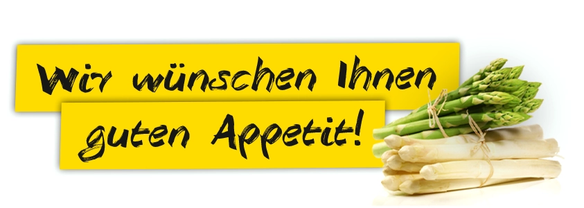 Saisonale Köstlichkeiten Spargel