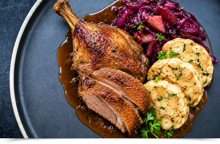 Knusprige Gans feine Ente